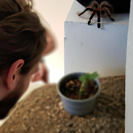 20524 curly hair tarantula water