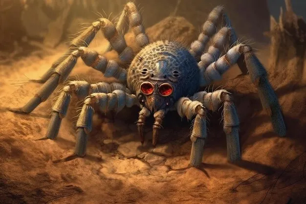 20594 tarantula burrow excavation