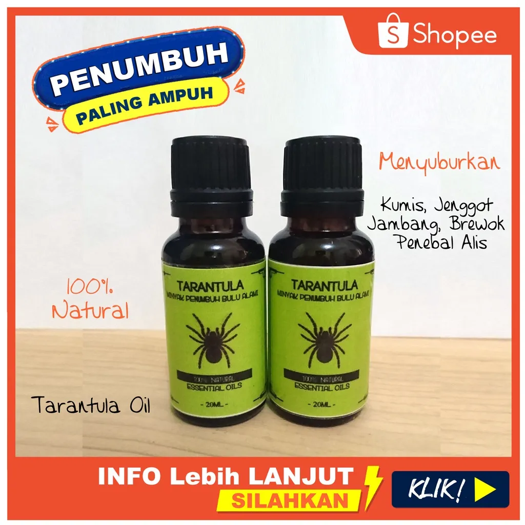 20733 hair fall minyak tarantula bandung